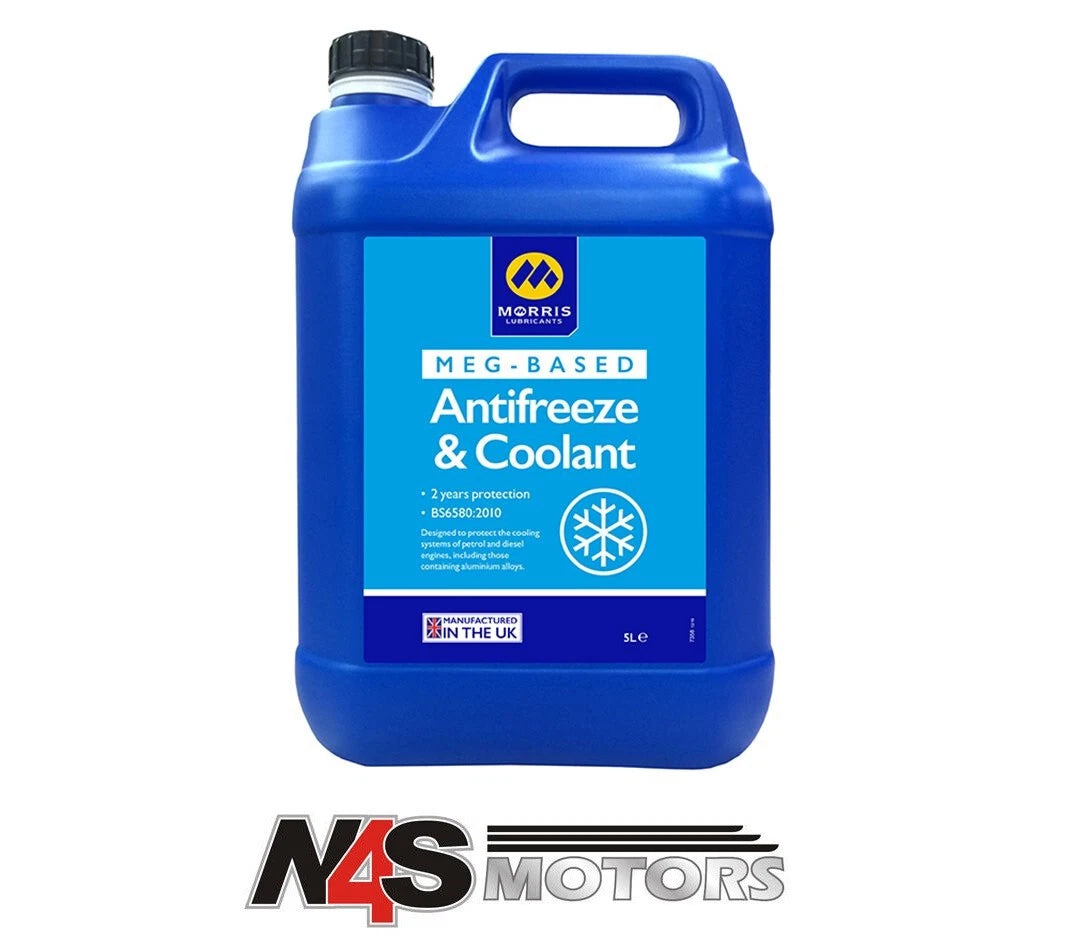 LAND ROVER MEG ANTI FREEZE & RADIATOR COOLANT 5-LITRE FROM MORRIS. PART DA3951