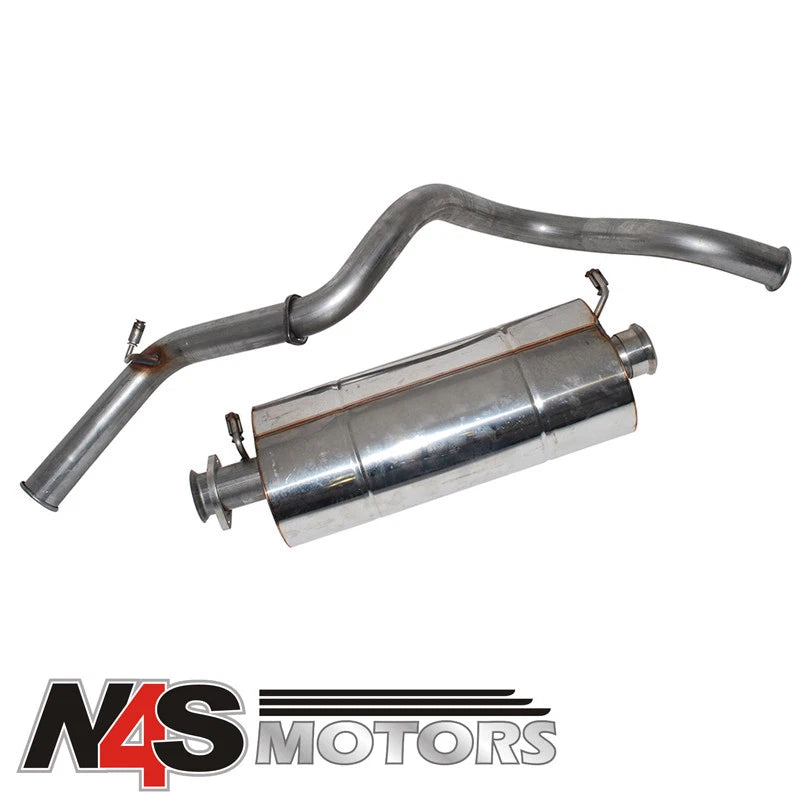 LAND ROVER DEFENDER 90 300TDI 1997 ONWARD STAINLESS STEEL EXHAUST SYSTEM. DA4234