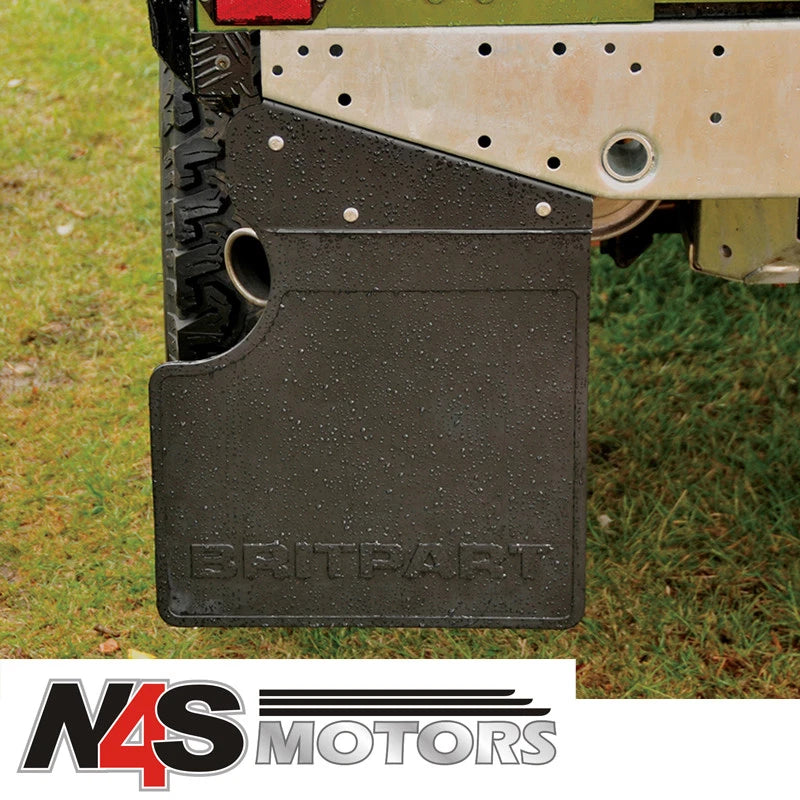 LAND ROVER DEFENDER 90 2007 ONWARD LH REAR MUDFLAP ASSEMBLY. PART LR055340