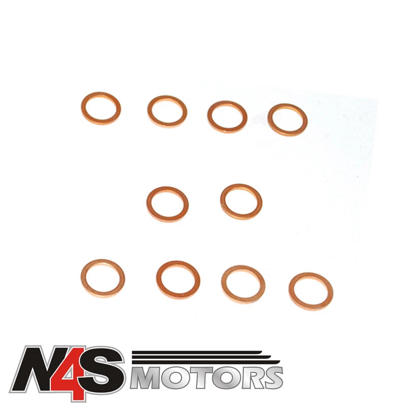LR RANGE ROVER P38 1997 TO 2002 2.5 DIESEL SUMP PLUG WASHER OEM 10 x VYX000040