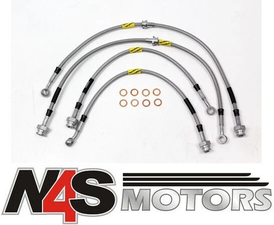 LR DISCOVERY 2 1998 TO 2004 4LINE TERRAFIRMA GOODRIDGE +2”EXT BRAKE HOSE TF650GD