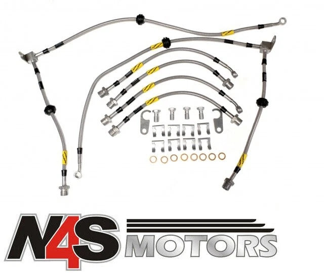 LAND ROVER DISCOVERY 3 +2” BRAKE HOSES 6 LINE KIT TERRAFIRMA. PART TF651GD