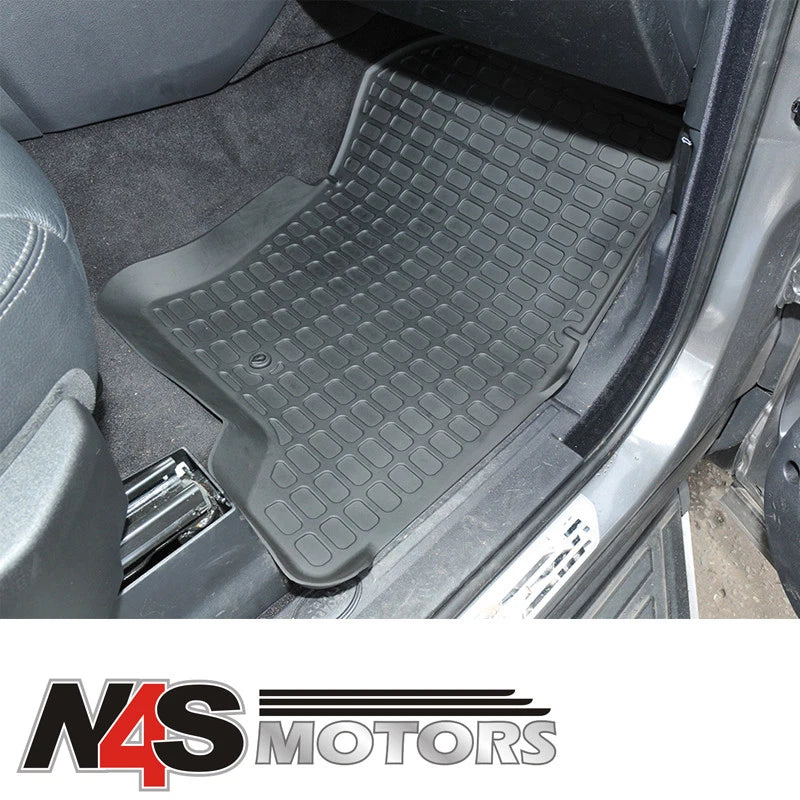 LR DISCOVERY 3 LHD BLACK RUBBER OVER MAT FRONT & REAR DA4803 / EAH500057PMA