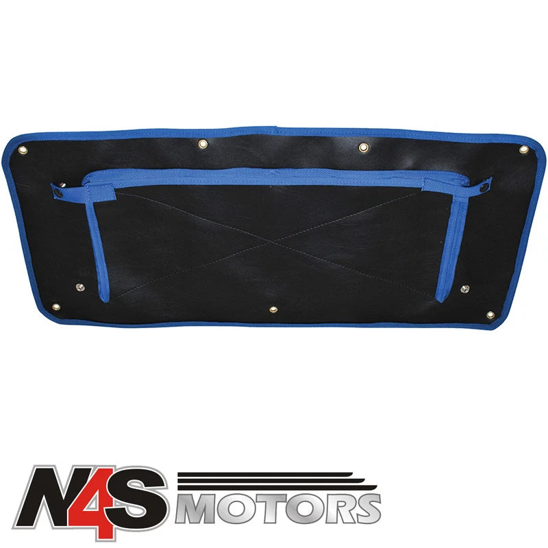 LAND ROVER DEFENDER RADIATOR MUFF COVER BLUE. PART DA2161BLUE
