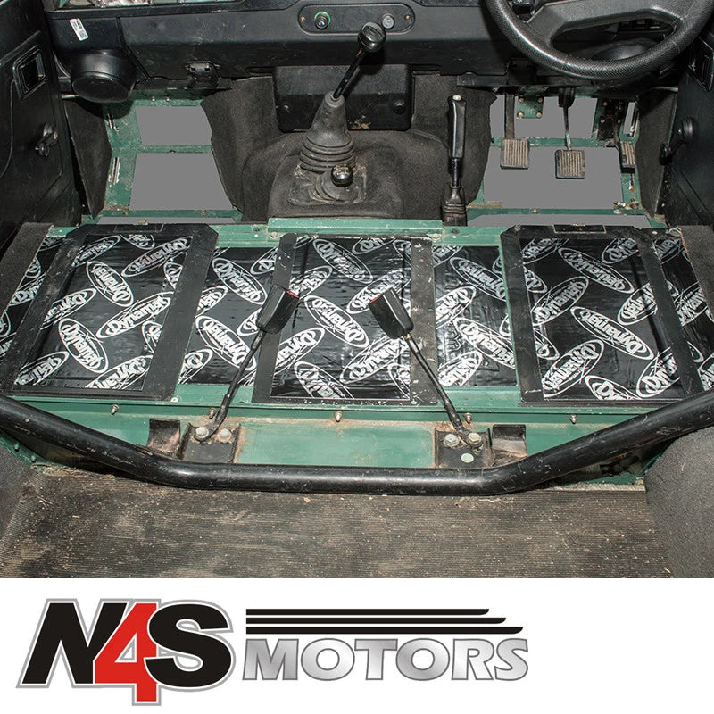 DEFENDER 90/110/130 1983-06 SOUND DEADENING PRE CUT SEAT BOX KIT DYNAMAT. DA8095