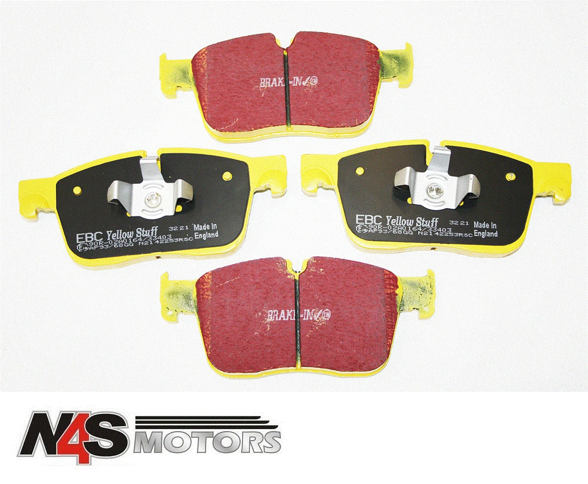 LAND ROVER RANGE ROVER VELLAR FRONT BRAKE PAD YELLOW STUFF FROM EBC. PART GA4908
