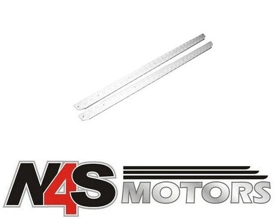 LR DEFENDER 110 NON STAT WAG ONLY SIDE SILLS PAIR SILVER ANODISED. PART TF8223