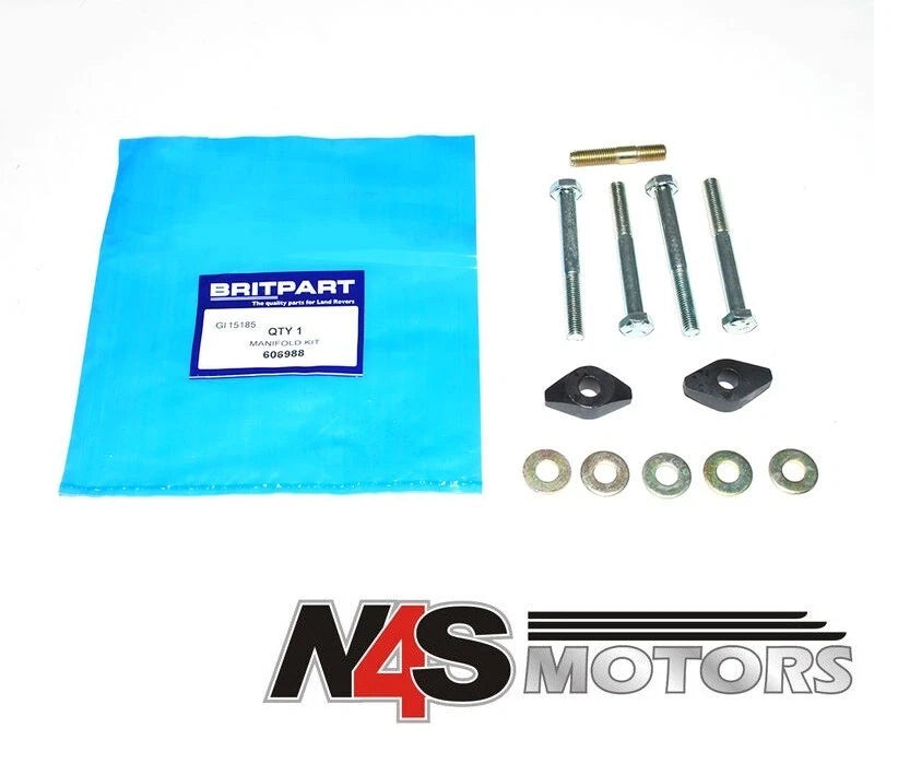 LAND ROVER SERIES 2 2A & 3 2.25 EXHAUST MANIFOLD PETROL FITTING KIT PART 606988