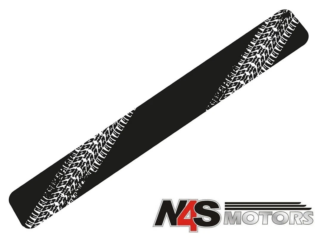 LAND ROVER SPARE WHEEL COVER STICKER OFF ROAD TYRE TRACK DESIGN. STICKER-TRACK