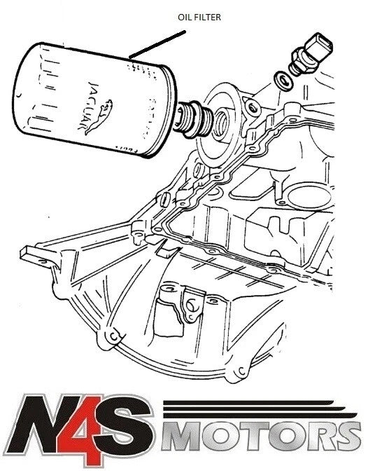 JAGUAR X100/X200/X308 3.2L/4.0L OIL FILTER. PART EAZ1354-MH