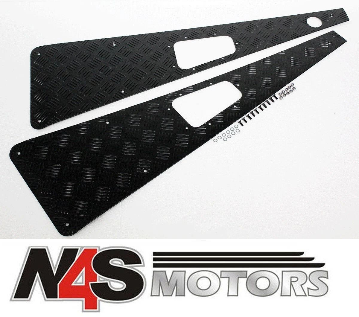 LR DEFENDER 1983-2006 RH AERIAL HOLE BLACK WING TOP PAIR WTKIT01-RAH/B / TF8230