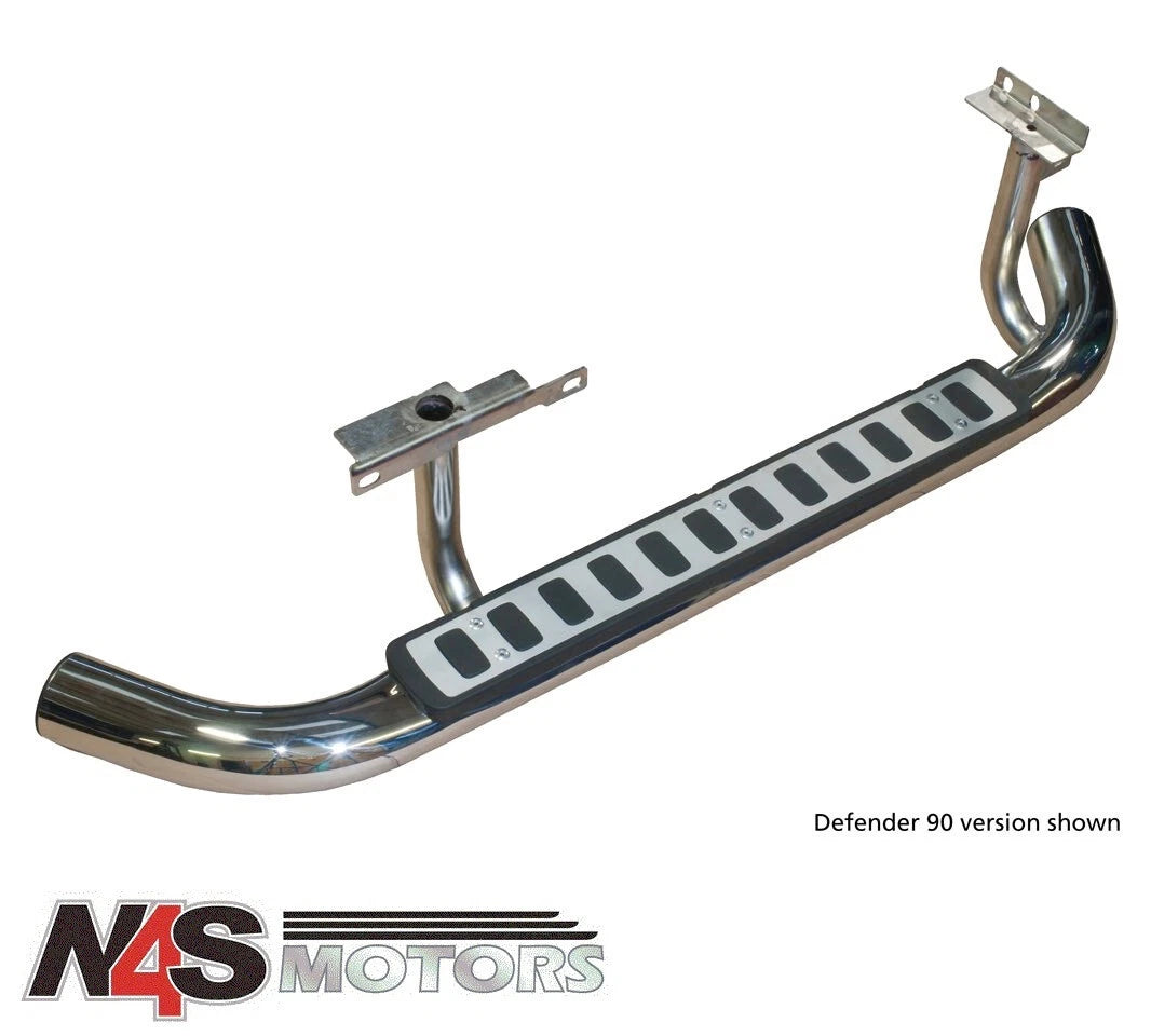 LR DEFENDER 110 2007 STATION WAGON SILVER 5-DOOR FIRE & ICE STEP PART LR008375SS