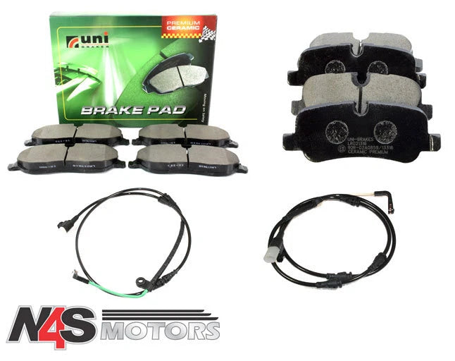 LR DISCOVERY 3 FRONT & REAR OEM BRAKE PADS SENSORS KIT SET. PART-N4S 071